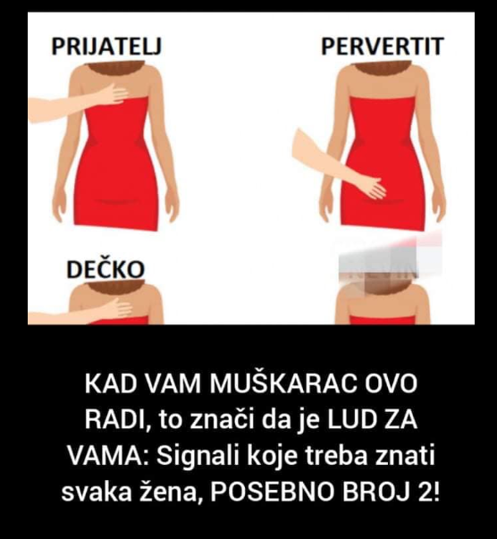 Kad Vam Mu Karac Ovo Radi To Zna I Da Je Lud Za Vama Signali Koje