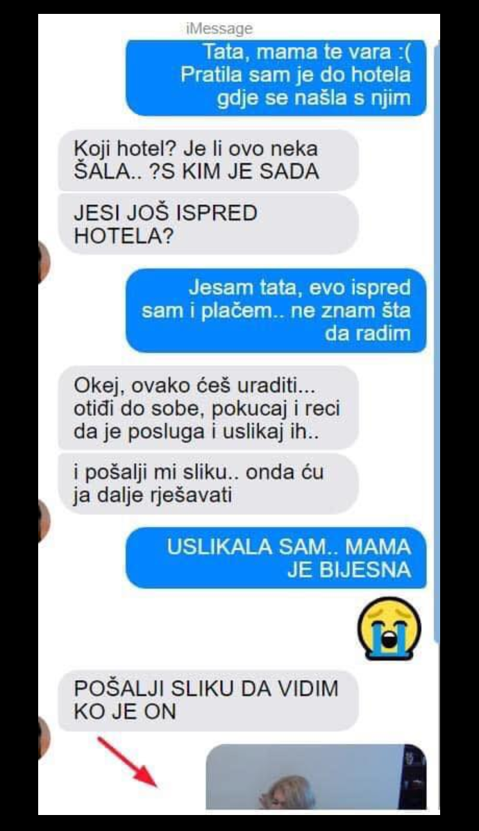 KĆERKA MI JE JAVILA DA ME MOJA ŽENA VARA ZAMOLIO SAM JE DA JE USLIKA U