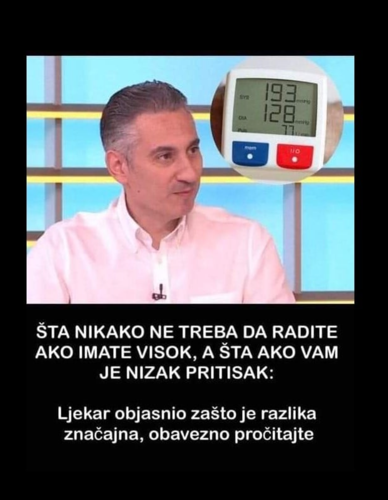 ŠTA NIKAKO NE TREBA DA RADITE AKO IMATE VISOK, A ŠTA AKO VAM JE NIZAK ...